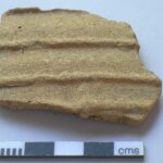 Fragment of Post Roman imported amphora found at, found at Godrevy Warren